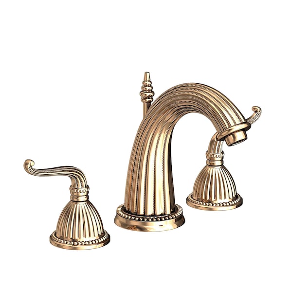 Newport Brass Widespread Lavatory Faucet in French Gold (Pvd) 1090-24A - main
